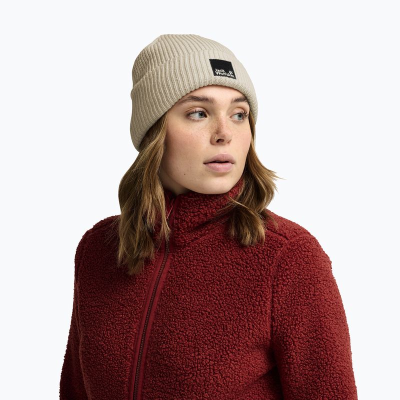 Winter hat Jack Wolfskin Pergamon Beanie oyster 5
