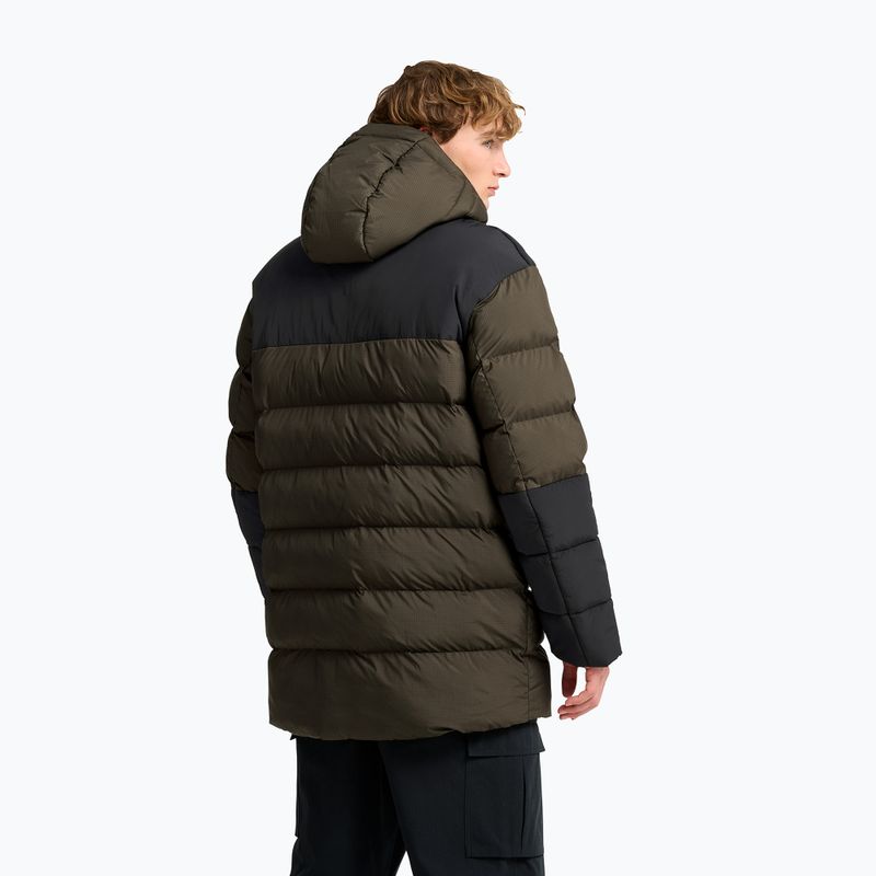 Men's insulated jacket Jack Wolfskin Icy Hollow Hooded obsidian moss 3