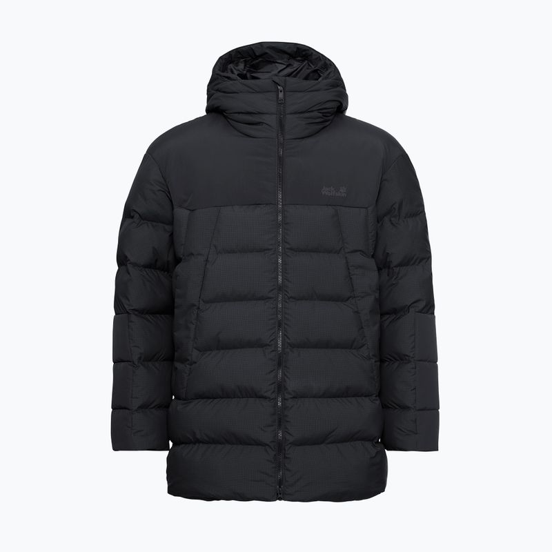 Men's insulated jacket Jack Wolfskin Icy Hollow Hooded phantom 7
