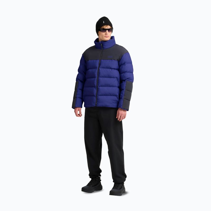 Men's insulated jacket Jack Wolfskin Icy Hollow glow ink 2