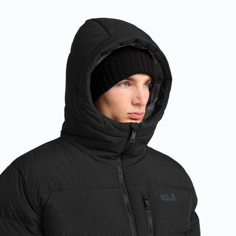Men's down coat Jack Wolfskin Coloniu Coat black 4