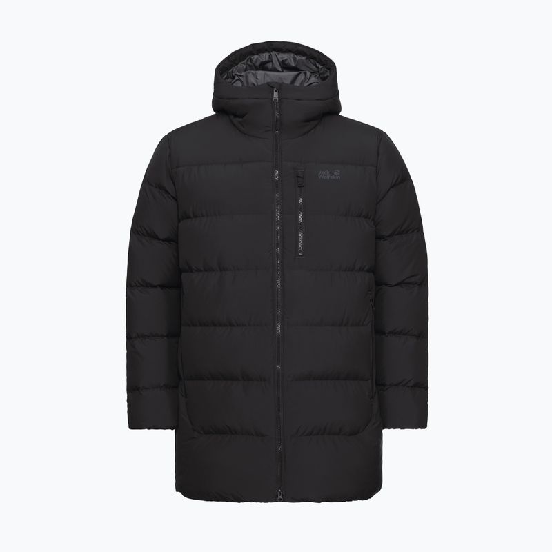 Men's down coat Jack Wolfskin Coloniu Coat black 7