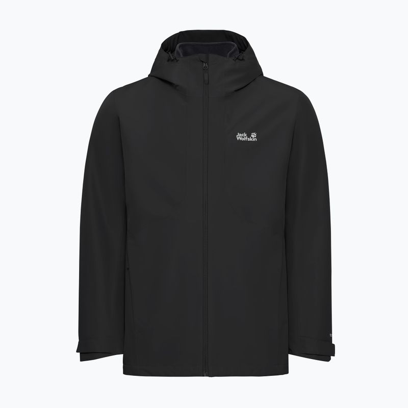 Men's 3-in-1 jacket Jack Wolfskin Stonetrail 3In1 black 10