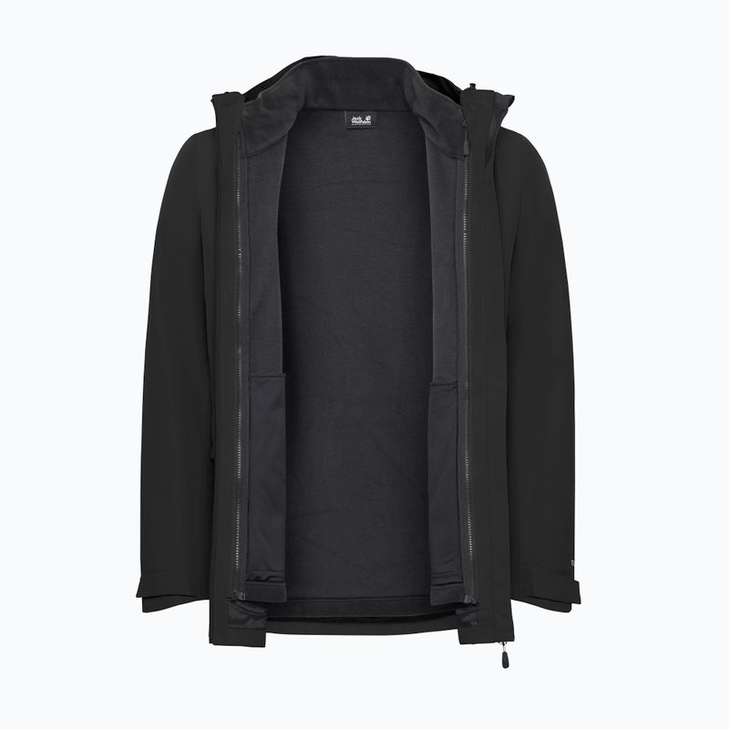Men's 3-in-1 jacket Jack Wolfskin Stonetrail 3In1 black 12