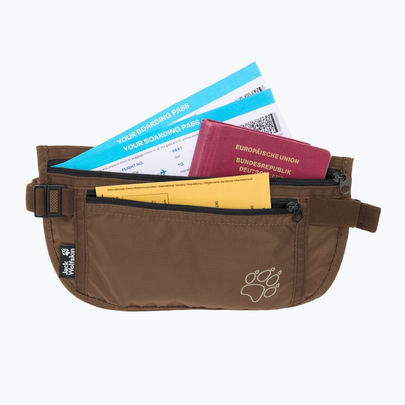 Waist bag Jack Wolfskin Document Belt De Luxe fawn 5