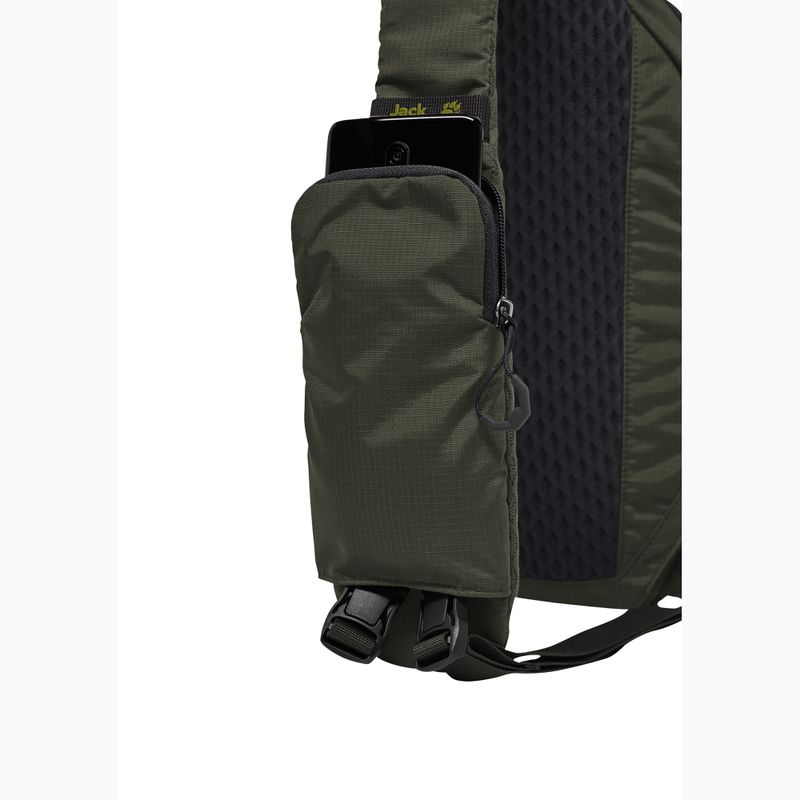 Shoulder backpack Jack Wolfskin Little Scout 10 rich olive 6