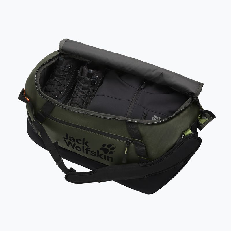 Travel bag Jack Wolfskin Tecton Duffle 45 l rich olive 7