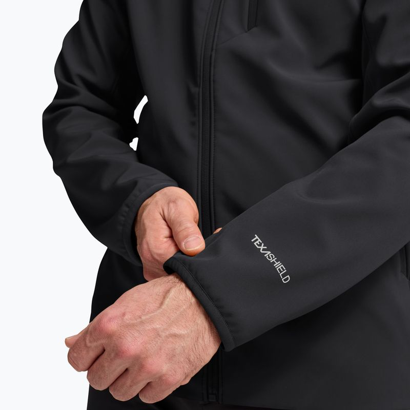 Men's wind jacket Jack Wolfskin Wild Winds Hooded black 7