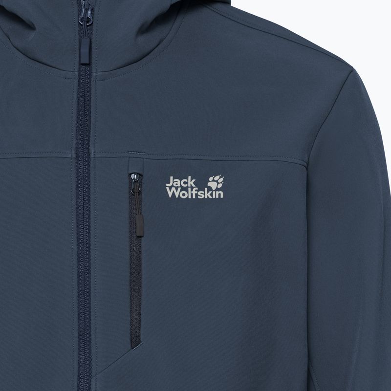 Men's wind jacket Jack Wolfskin Wild Winds Hooded midnight sky 6