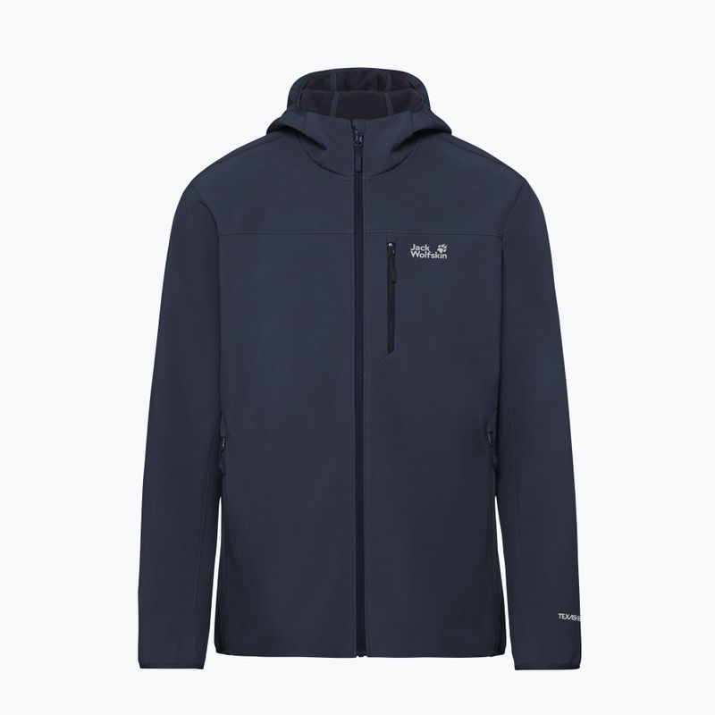 Men's wind jacket Jack Wolfskin Wild Winds Hooded midnight sky 8
