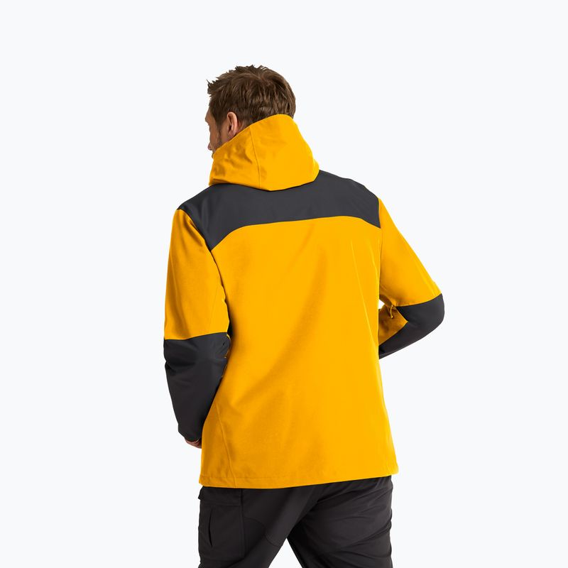 Men's rain jacket Jack Wolfskin Jasper Pro 2L burly yellow jw 3