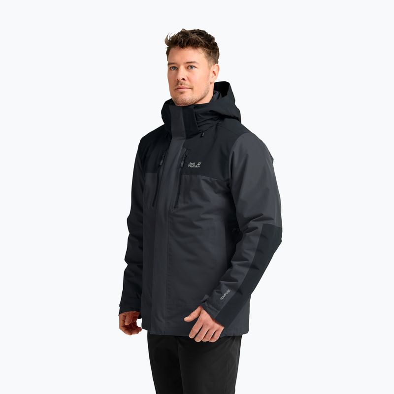 Men's 3-in-1 jacket Jack Wolfskin Jasper Pro 3IN1 phantom 4
