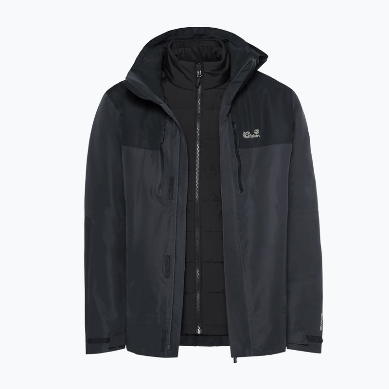 Men's 3-in-1 jacket Jack Wolfskin Jasper Pro 3IN1 phantom 12