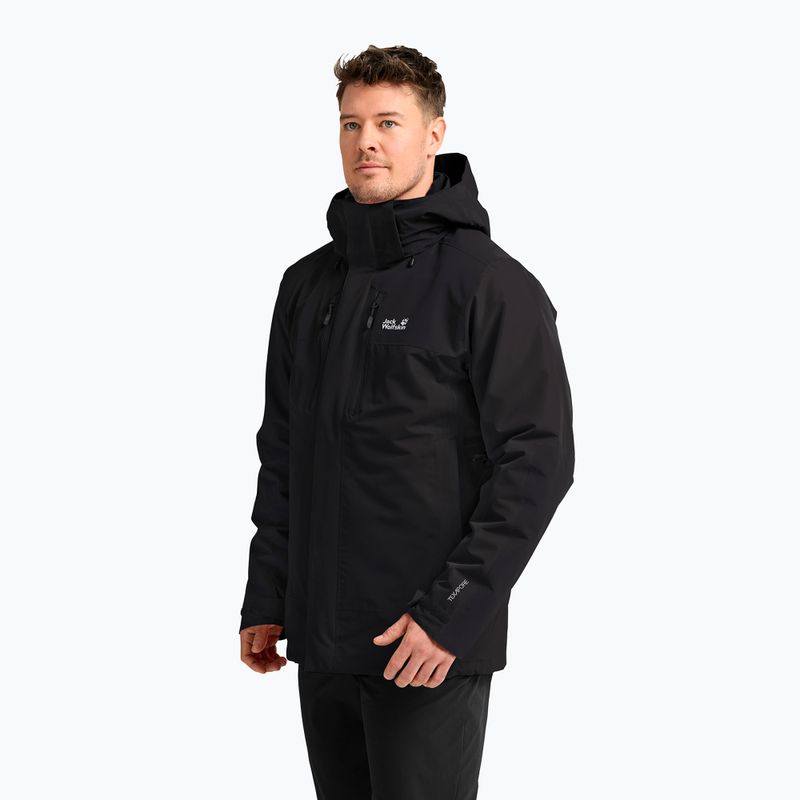 Men's 3-in-1 jacket Jack Wolfskin Jasper Pro 3IN1 black 4