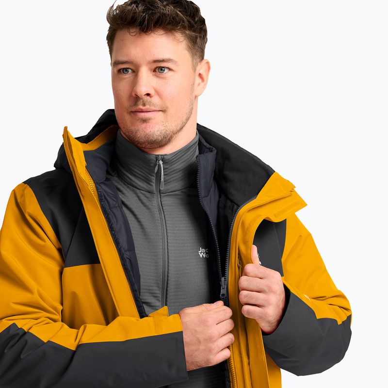 Men's 3-in-1 jacket Jack Wolfskin Jasper Pro 3IN1 burly yellow jw 7
