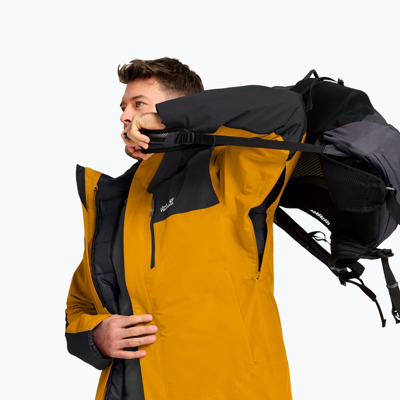 Men's 3-in-1 jacket Jack Wolfskin Jasper Pro 3IN1 burly yellow jw 9