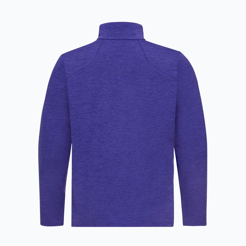 Men's fleece sweatshirt Jack Wolfskin Trail Half Zip glow ink 5
