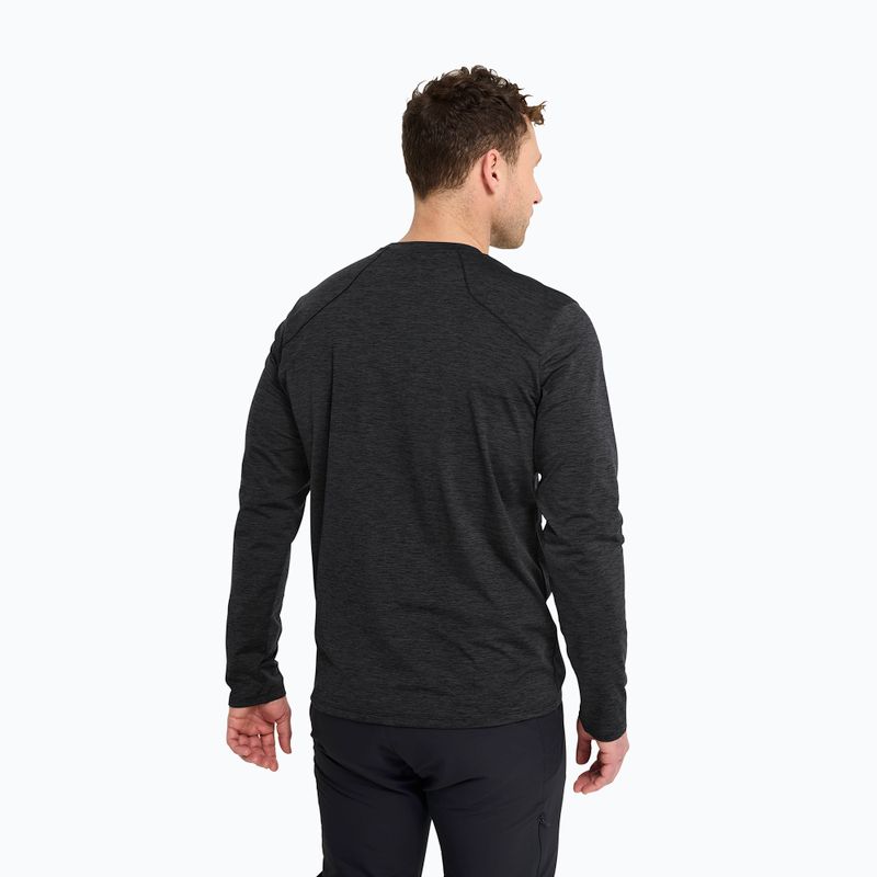 Men's long-sleeve trekking shirt Jack Wolfskin Trail black 3