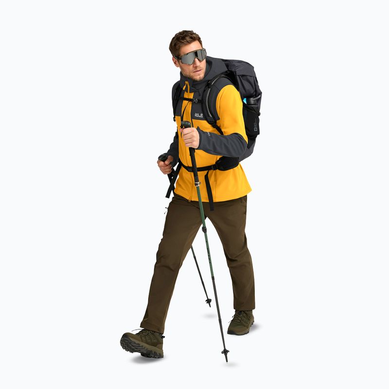 Men's wind jacket Jack Wolfskin Jasper burly yellow jw 2