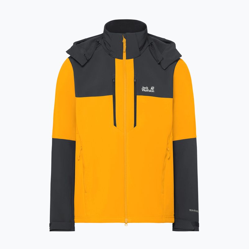 Men's wind jacket Jack Wolfskin Jasper burly yellow jw 9
