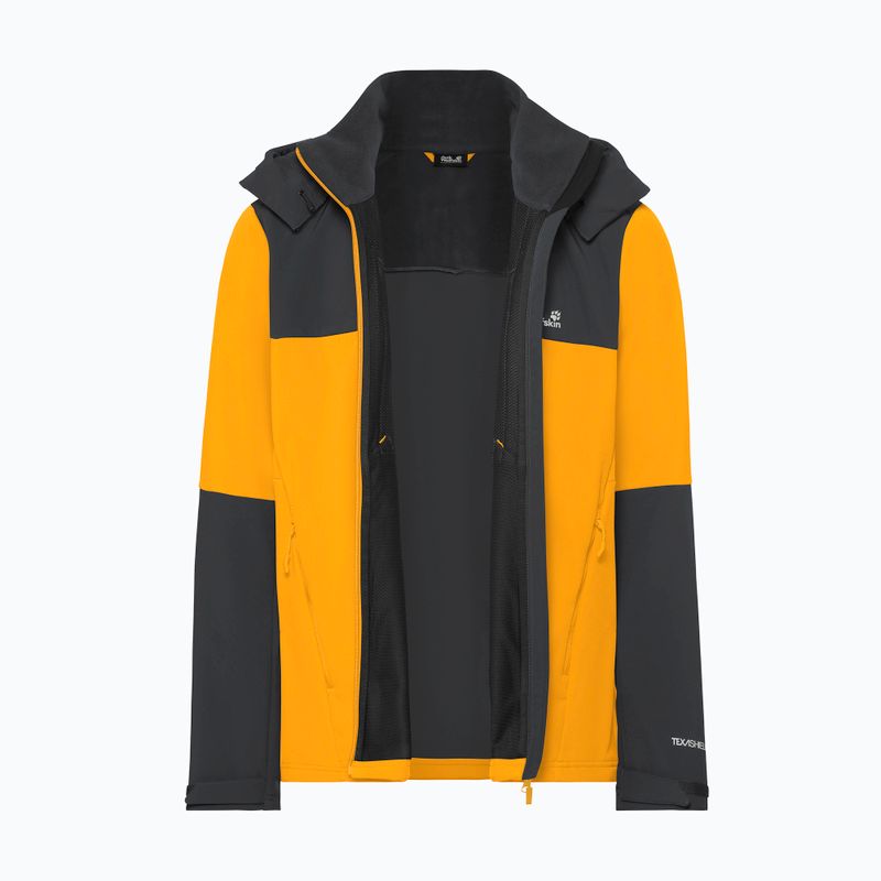 Men's wind jacket Jack Wolfskin Jasper burly yellow jw 11