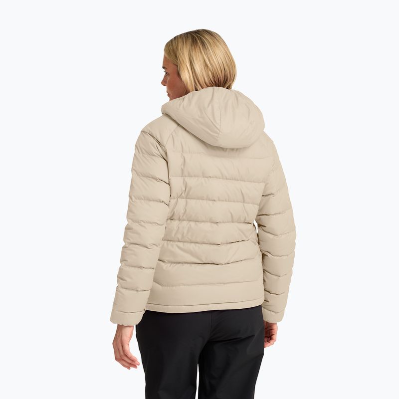 Women's down jacket Jack Wolfskin Wild Pass Down Hoody Rds oyster 3