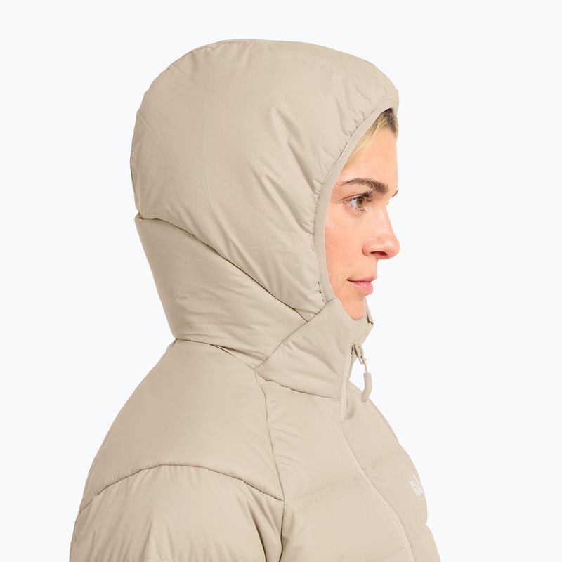 Women's down jacket Jack Wolfskin Wild Pass Down Hoody Rds oyster 5
