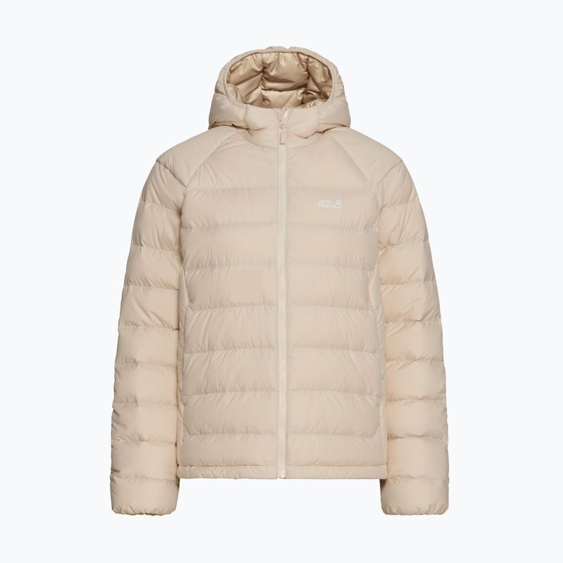 Women's down jacket Jack Wolfskin Wild Pass Down Hoody Rds oyster 7