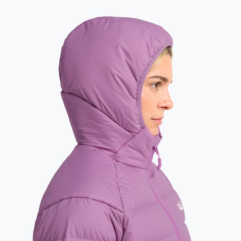 Women's down jacket Jack Wolfskin Wild Pass Down Hoody Rds vivid orchid 5