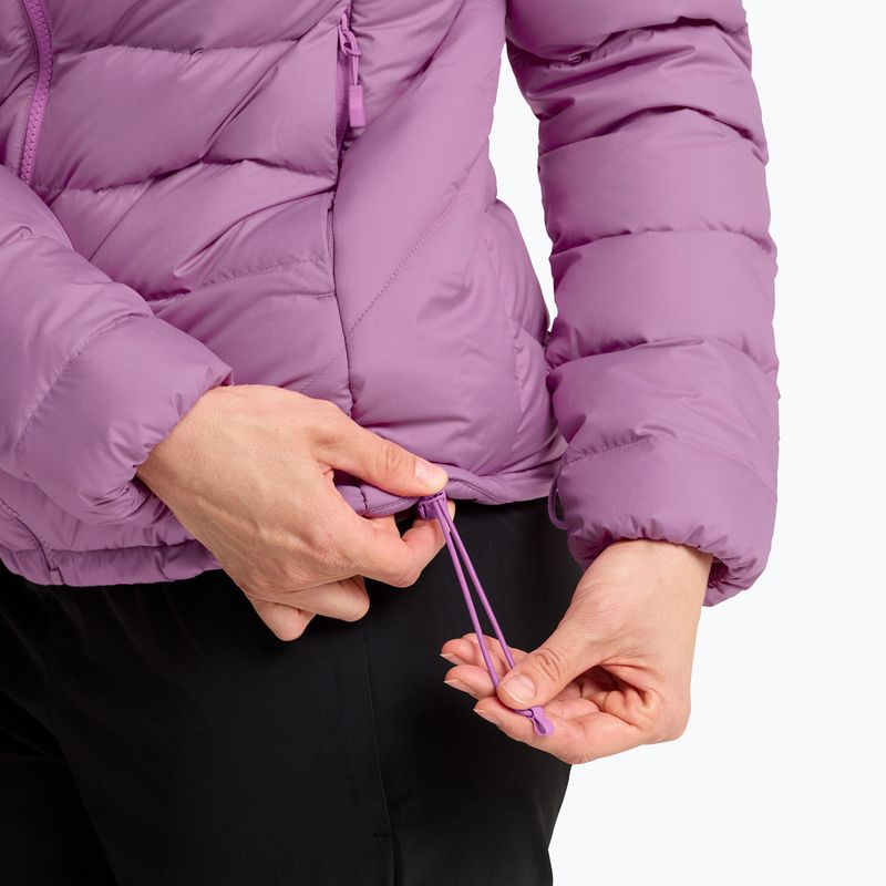 Women's down jacket Jack Wolfskin Wild Pass Down Hoody Rds vivid orchid 6