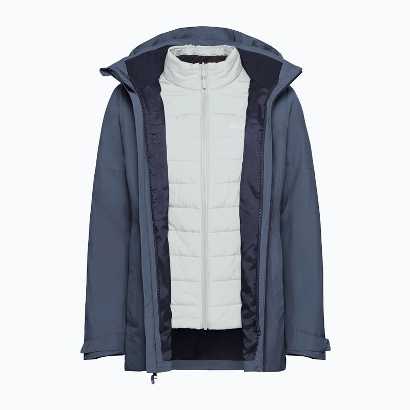 Women's 3-in-1 jacket Jack Wolfskin Hunberg 2 3IN1 midnight sky 12