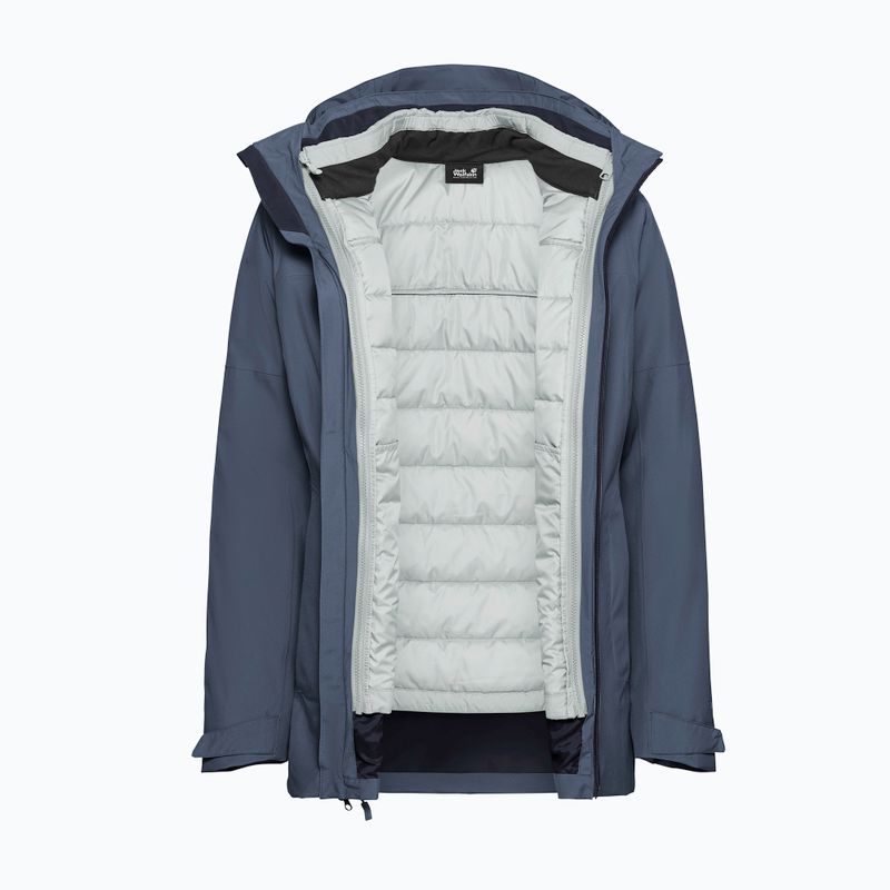 Women's 3-in-1 jacket Jack Wolfskin Hunberg 2 3IN1 midnight sky 13