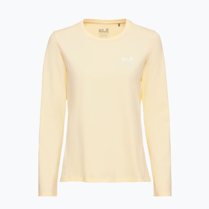 Women's trekking longsleeve Jack Wolfskin Trail vanilla cream 4