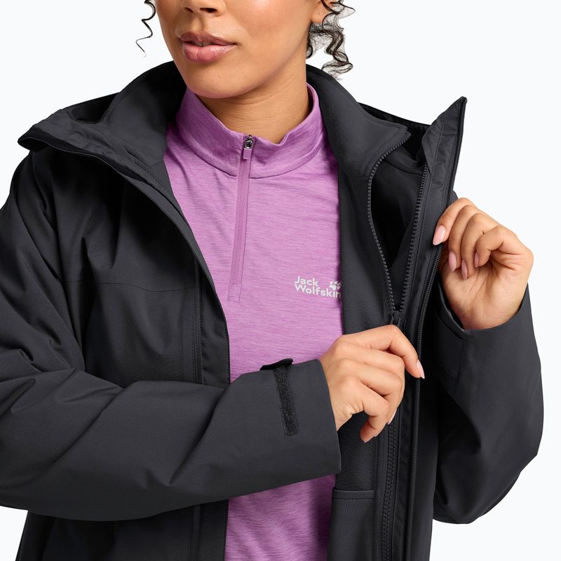 Women's 3-in-1 jacket Jack Wolfskin Moonrise 2 3IN1 black 8