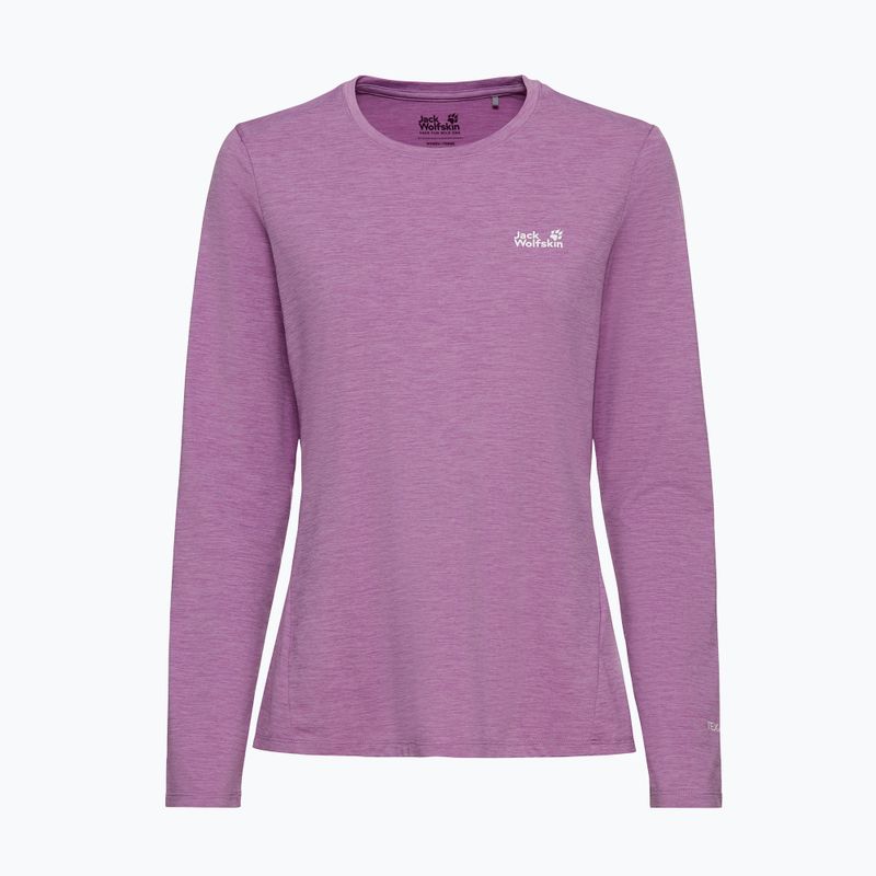 Women's trekking longsleeve Jack Wolfskin Trail vivid orchid 4