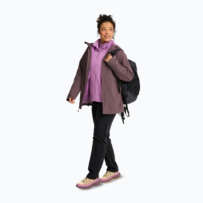 Women's 3-in-1 jacket Jack Wolfskin Moonrise 2 3IN1 sheer plum 2