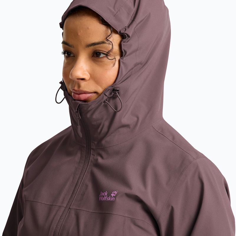 Women's 3-in-1 jacket Jack Wolfskin Moonrise 2 3IN1 sheer plum 7