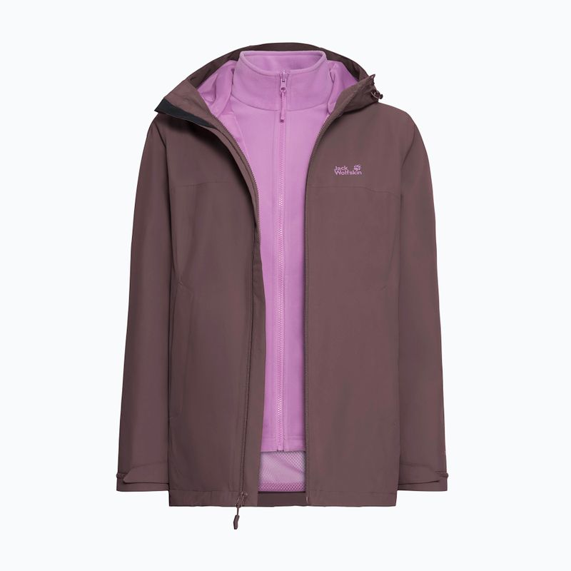 Women's 3-in-1 jacket Jack Wolfskin Moonrise 2 3IN1 sheer plum 12