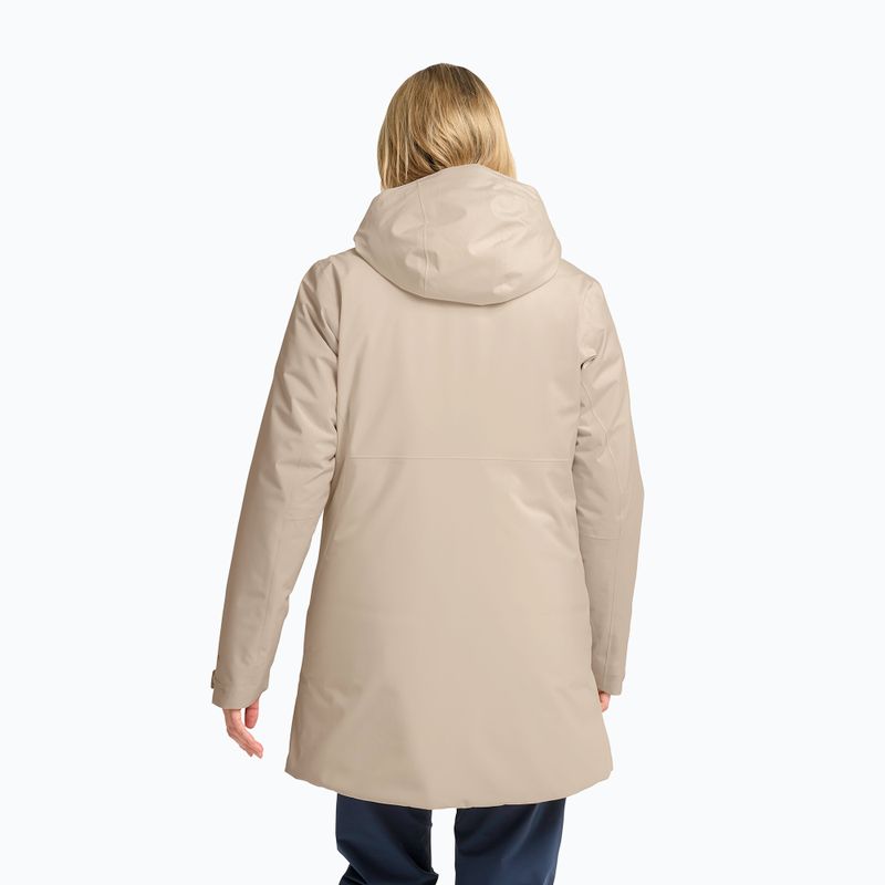 Women's rain jacket Jack Wolfskin Heidelstein 2 Ins oyster 3