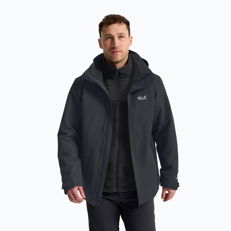 Men's 3-in-1 jacket Jack Wolfskin Stonelite 3In1 phantom 4