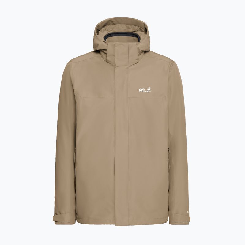 Men's 3-in-1 jacket Jack Wolfskin Stonelite 3In1 hazel wood 10