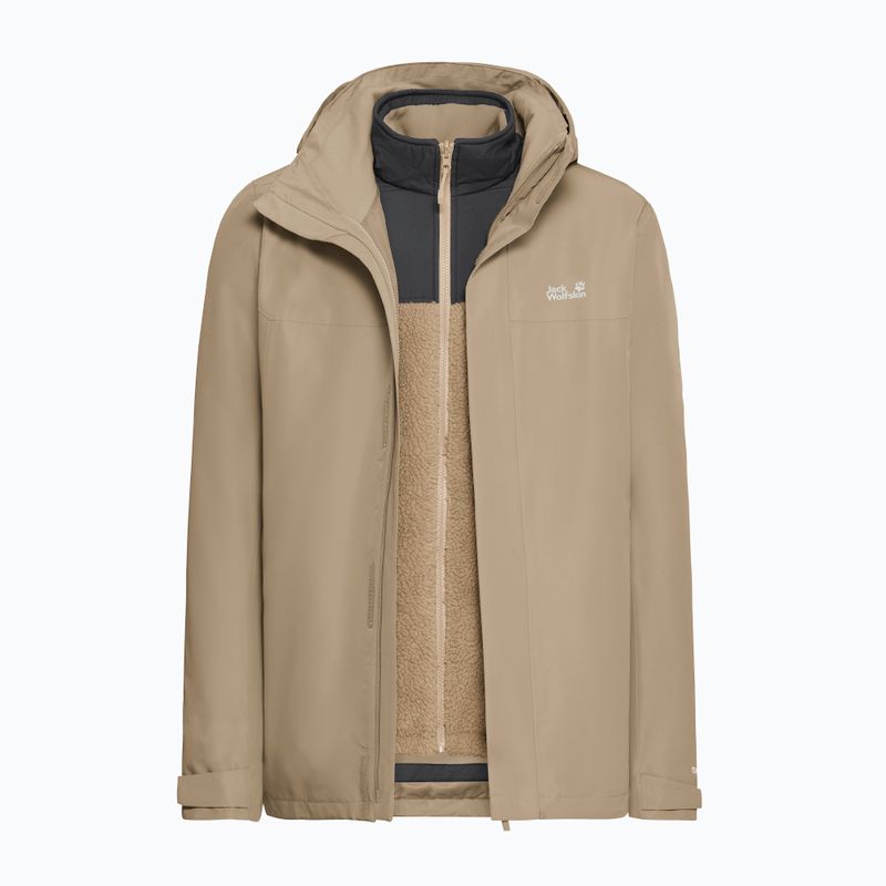 Men's 3-in-1 jacket Jack Wolfskin Stonelite 3In1 hazel wood 12