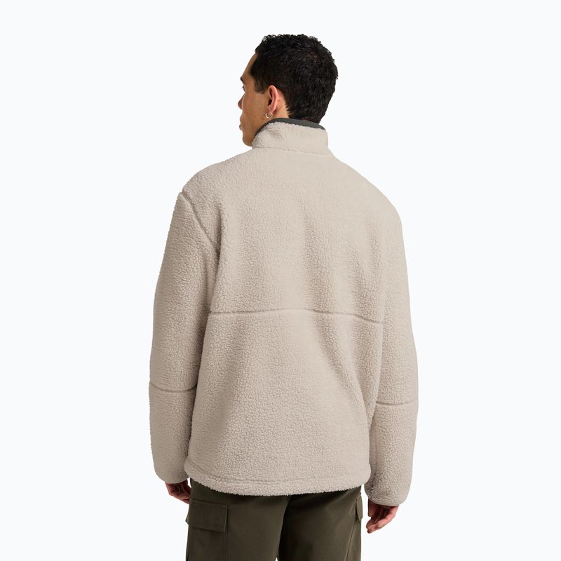 Men's fleece sweatshirt Jack Wolfskin Stone Lite oyster 3