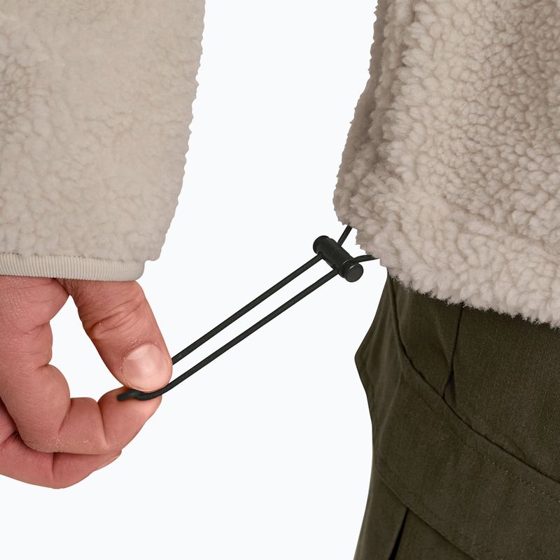 Men's fleece sweatshirt Jack Wolfskin Stone Lite oyster 6