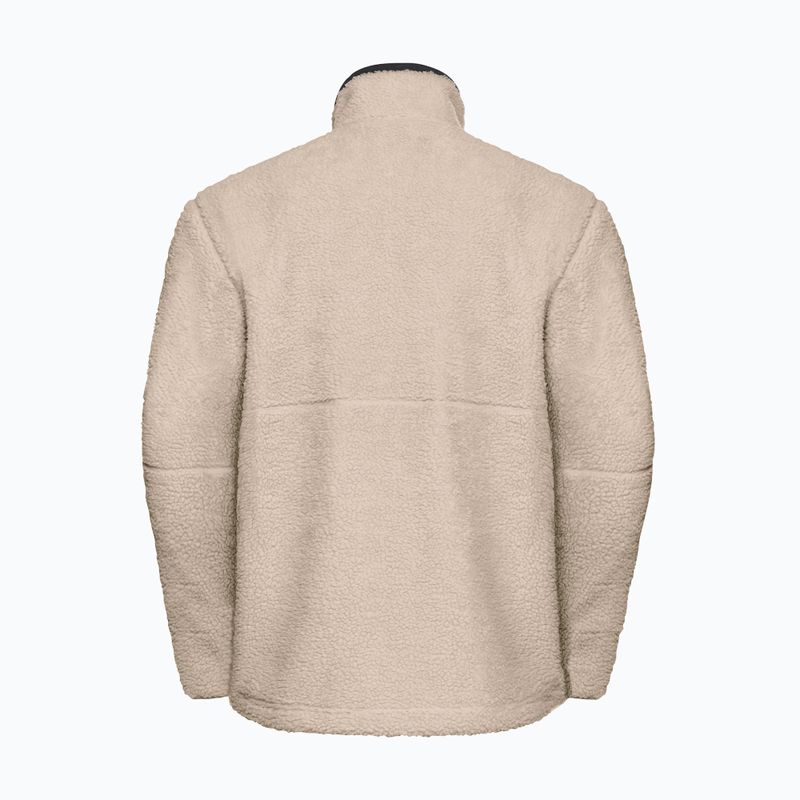 Men's fleece sweatshirt Jack Wolfskin Stone Lite oyster 8