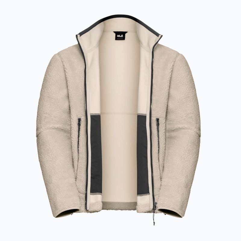 Men's fleece sweatshirt Jack Wolfskin Stone Lite oyster 9