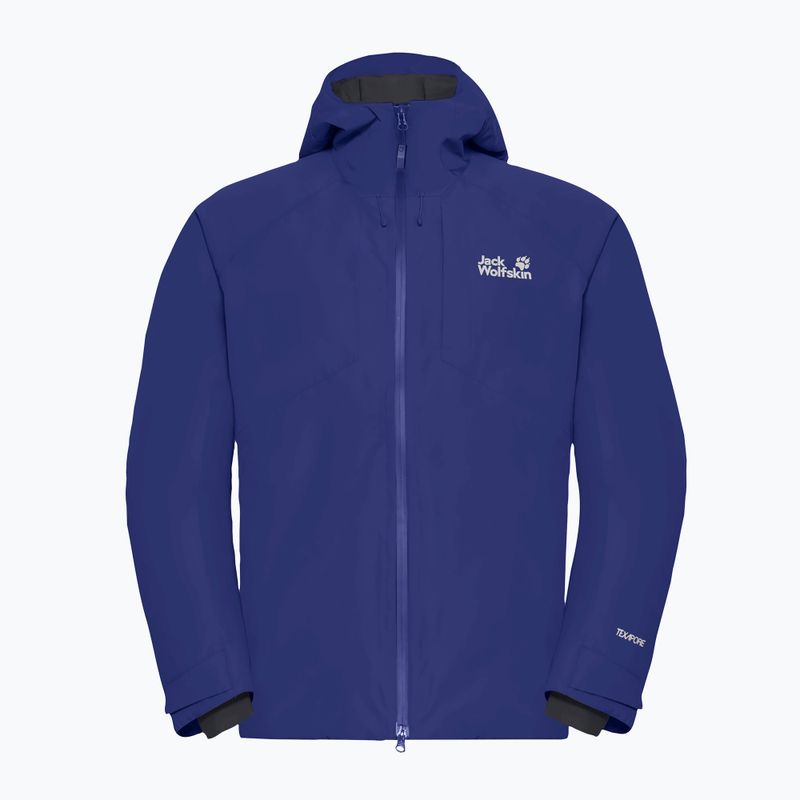 Men's down jacket Jack Wolfskin Icecape 2 l Down Ins Rds glow ink 7