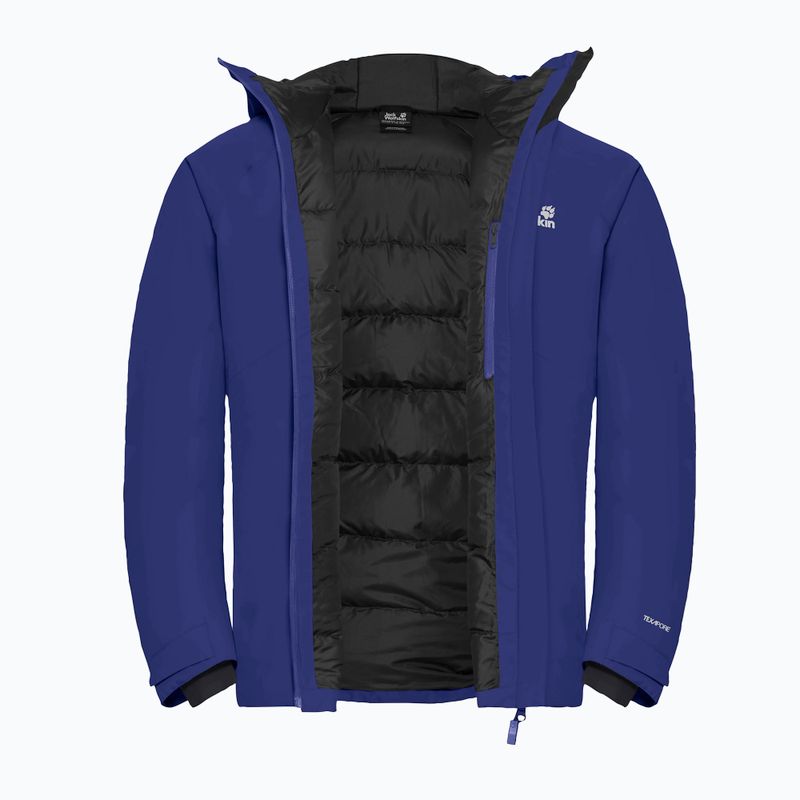 Men's down jacket Jack Wolfskin Icecape 2 l Down Ins Rds glow ink 9