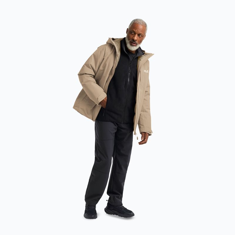 Men's down jacket Jack Wolfskin Icecape 2 l Down Ins Rds hazel wood 2