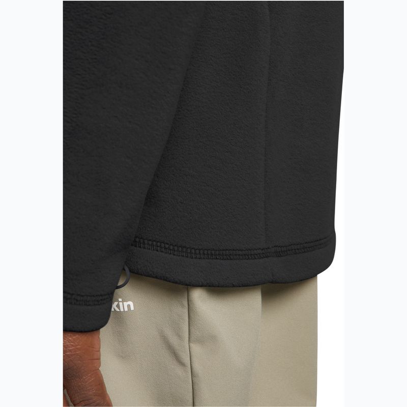 Men's fleece sweatshirt Jack Wolfskin Wild Rebel 200 Full Zip paw black 6